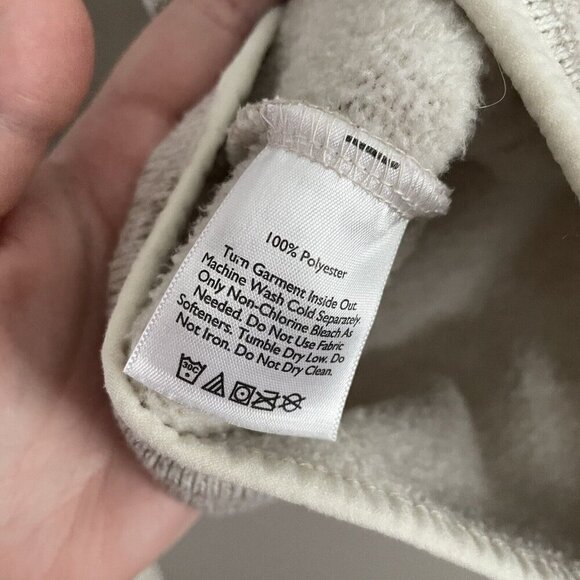 Eddie Bauer Women Sz M Ivory/Tan Aztec Print Full Zip Pocketed Jacket - Picture 7 of 8